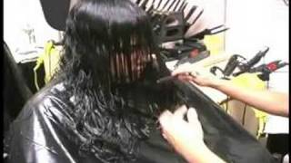 How To Cut Curly Hair Into Layers  Cutting the Front of Curly Hair [upl. by Iblok320]