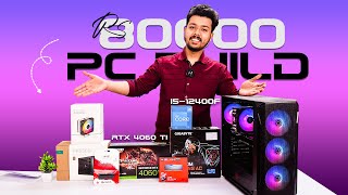 Rs 80000 Gaming amp Editing PC Build 2024  Intel i512400F amp RTX 4060 Ti [upl. by Kozloski]