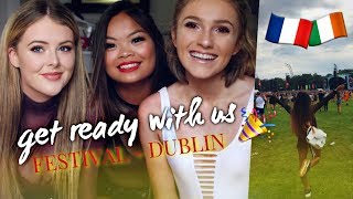 GRWM FESTIVAL avec ma correspondante irlandaise  LONGITUDE [upl. by Eiwoh]