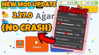 NEW UPDATE MOD IOS XELAHOT NO CRASH  CUSTOM SKIN VERSION 2270 AGARIO MOBILE [upl. by Porty534]