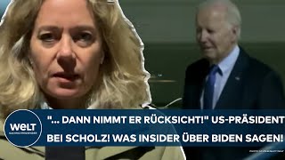 BERLIN quot dann nimmt er Rücksichtquot USPräsident bei Kanzler Scholz Was Insider über Biden sagen [upl. by Skylar811]