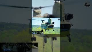 CH47 Chinook Iconic HeavyLift Helicopter planespotting helicopter boeing militaryhelicopter [upl. by Eugor]