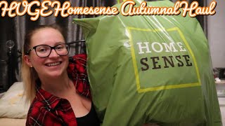 HUGE Homesense Autumnal Haul [upl. by Nuriel]