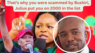 Naledi Chirwa amp Mmusi Maimane lock horns on x youre a failed DA experimentleave Julius Malema [upl. by Reiners426]