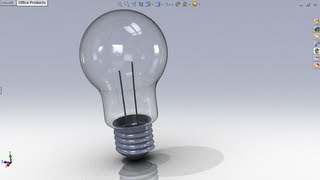 SolidWorks Tutorial 28 Light Bulb E27 modelling assembly part22 [upl. by Dunn717]