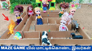 Maze game யில் மாட்டிக்கொண்ட இவர்கள்  thelittlecookdorabora [upl. by Cohn]