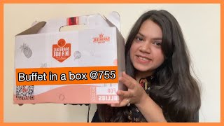 Barbeque nation buffet in a box  Food review [upl. by Neeleuqcaj]