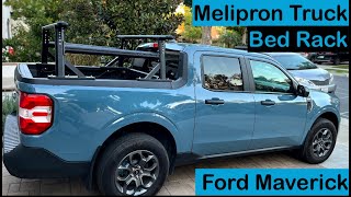 Maverick Truck Bed Rack for 51 How To Install Melipron Universal Pickup Rack Overlander Rack [upl. by Orms]