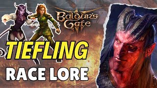 Baldurs Gate 3  Tiefling Race Lore Dungeons amp Dragons [upl. by Alleyn]