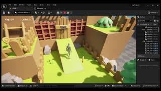 3D Platformer Game UE5 Devlog 09 [upl. by Hewet]