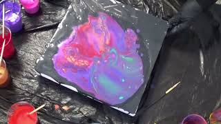 Malen lernen mit Acrylfarben  Technik Acrylik Pouring [upl. by Isiah]