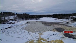 Opération majeure pour retrouver une fillette de 4 ans tombée dans une rivière à DolbeauMistassini [upl. by Ruskin]