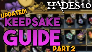 Keepsake Guide Part 2  Updated for Hades 10  Offensive quotAll Inquot quotRun Shapingquot [upl. by Adiasteb]