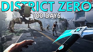 WE Played 100 Days of Modded 7 Days to Die DISTRICT ZERO [upl. by Frere]