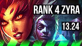 ZYRA vs EKKO JNG  Rank 4 Zyra 7413  KR Grandmaster  1324 [upl. by Eimaraj]