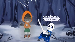 UNDERSWAP  TSSwap react to DustTrust Part 1 Papyrus Encounter [upl. by Asselam317]