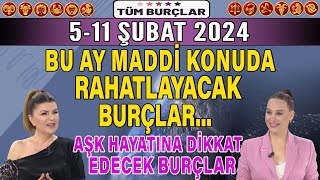 511 Şubat 2024 Nuray Sayarı burç yorumu Bu ay maddi konuda iyi olacak burçlar Aşk hayatına dikkat [upl. by Adhamh]