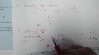 Factors affecting refractive index class 10 physics  chapter  light [upl. by Pius]