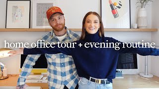 TOUR OUR CHIC HOME OFFICE  NEW EVENING ROUTINE  Victoria [upl. by Lara]