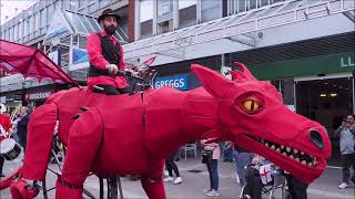 St Georges Day parade Gravesend Kent UK 2022 [upl. by Hux]