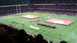 Welsh Anthem  Wales V Tonga [upl. by Esir]