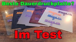 Die beste Dauerdruckplatte für 3D Drucker  TEST  PEI Flex FR4 Glas oder Hartpapier  Pertinax [upl. by Orazio264]