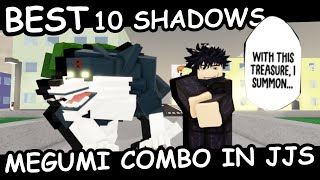 BEST 10 Shadows Combo in Jujutsu Shenanigans [upl. by Yoj]