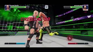 WWE Mayhem Gameplay  Versus Mode  Steve Austin vs Seth Rollins [upl. by Kcirdec]