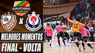 Carlos Barbosa X Uruguaianense FINAL  2º Jogo  Gauchão de Futsal 2023 10122023 [upl. by Simmonds958]