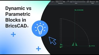 Dynamic vs Parametric Blocks in BricsCAD [upl. by Tara]