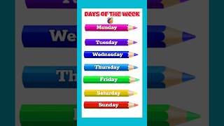 Week days learning song  weekdays name in english  staylittle channel [upl. by Ocer]