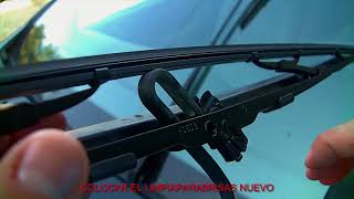 ✅ cambio limpiaparabrisas Bosch Twin Spoiler en tu coche 🚗 en 1 minuto [upl. by Annenn20]