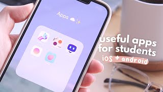 7 useful  chill apps for students  iOS Android desktop📱✨ [upl. by Dearden]