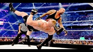 Undertaker vs Brock Lesnar Wrestlemania 30 WWE en español [upl. by Hilten]