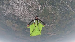 POV trainning skydiving  Wingsuit 2 Way Argentina 2019 [upl. by Elvah820]