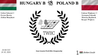 Gomoku TWBC 2024  Hungary B vs Poland B [upl. by Draude327]