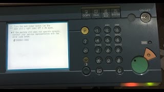 How to reset fuser error on Canon iR 3530 iR3030 iR4530 iR4570 copier [upl. by Kal]