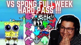 First ever DOCUMENTED VS SPONG Full Week HARD PASS  WE DID IT   SillyFangirl FNF [upl. by Garin]