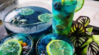 BLUE OCEAN DRINKS 7 UP LEMON  FRUIT DRINK Mixed  summer drinkstreetfoodchennaifood [upl. by Lazaro]