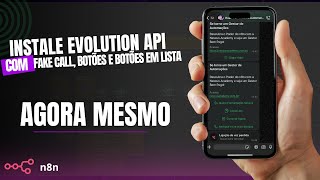 INSTALE EVOLUTION API COM FAKE CALL BOTÕES E BOTÕES EM LISTA AGORA MESMO [upl. by Nylirad]