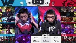 【LPL春季賽】第9週 GT vs WE 1 [upl. by Tlihcox]