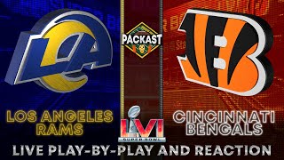 Super Bowl 56 Rams vs Bengals Live Play by Play amp Reaction [upl. by Soirtimid]