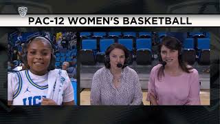 UCLA’s Londynn Jones joins Pac12 Networks after 17point outing vs Oregon [upl. by Rehptsirhc]