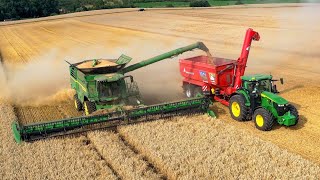 John Deere X9  1450  largest Combine Harvester  in 4K [upl. by Kinelski]