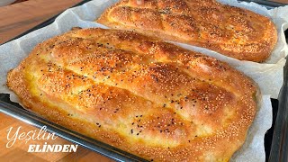 No Knead Turkish Bread is the most delicious and easy bread you will ever prepare Soft and Fluffy [upl. by Ahsemit]