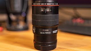 A macro lens for film scanning  Canon R5  EF100mm F28L Macro [upl. by Anawahs582]