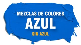 COMO HACER EL COLOR AZUL 🔵 Sin pintura azul [upl. by Tisbee]