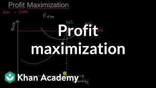 Profit maximization  APⓇ Microeconomics  Khan Academy [upl. by Neelyak571]