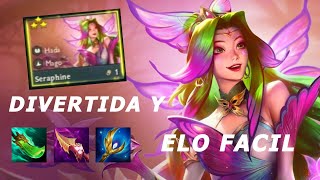 🦋SERAPHINE 3 Estrellas  DESTRUCTORA de Líneas TRASERAS🍑 Magos y Tiradores DIVERTIDA  TFT Set 12 [upl. by Eimilb]