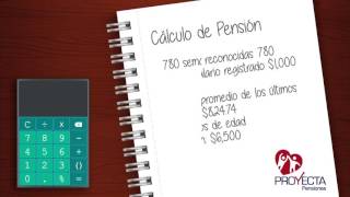 ¿Cómo se calcula una pensión del IMSS [upl. by Barbuto]